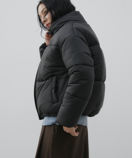 Aunt Marie's（アントマリーズ）の「中綿モンスターショートブルゾン（ブルゾン・レディース・ネイビー/ブラウン/アイボリー/ブラック・FREE）」の20枚目の写真