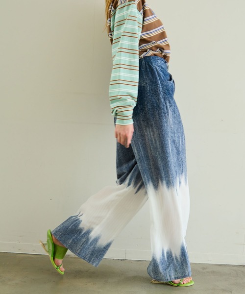 Flocky Denim Pants/フロッキーデニムパンツ（デニムパンツ）｜MAISON
