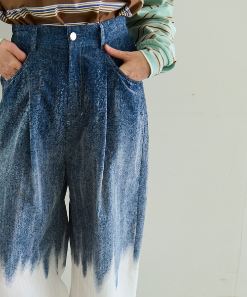 Flocky Denim Pants/フロッキーデニムパンツ（デニムパンツ）｜MAISON