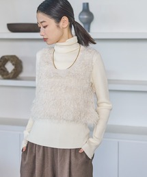 LAKOLE | 12ゲージリブタートルニットプルオーバー / 634869(ニット/セーター)