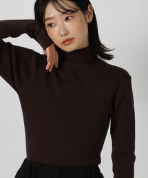 LAKOLE | 12ゲージリブタートルニットプルオーバー / 634869(ニット/セーター)