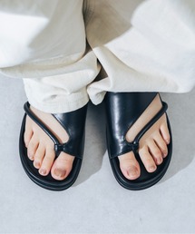 【S-LLサイズ展開・軽量】軽量プラットフォームトングサンダル JA5992