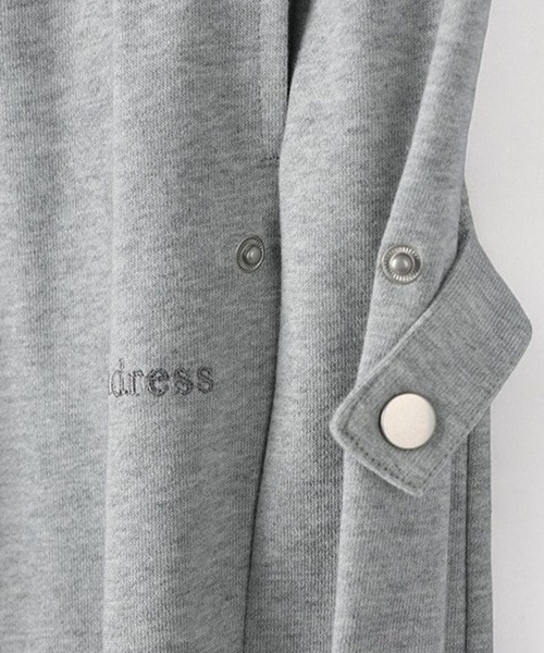 AVANDRESS(アバンドレス )の「AVANDRESS/スナップボタンパンツ(スウェットパンツ・レディース・ライトグレー/ブラック・X-SMALL)」の7枚目の写真