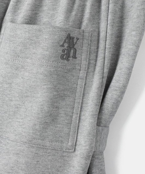 AVANDRESS(アバンドレス )の「AVANDRESS/スナップボタンパンツ(スウェットパンツ・レディース・ライトグレー/ブラック・X-SMALL)」の8枚目の写真