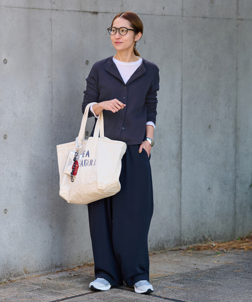 FRAMeWORK（フレームワーク）の「≪WEB限定 / 追加≫SEUVAS 別注キャンバストート L 2（トートバッグ・レディース・アイボリー・FREE）」の14枚目の写真