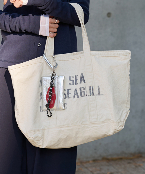 FRAMeWORK（フレームワーク）の「≪WEB限定 / 追加≫SEUVAS 別注キャンバストート L 2（トートバッグ・レディース・アイボリー・FREE）」の19枚目の写真