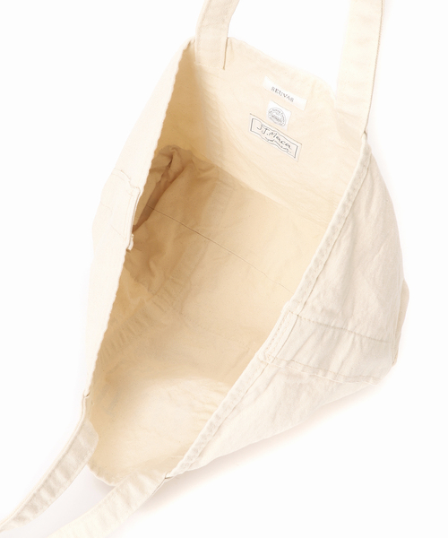 FRAMeWORK（フレームワーク）の「≪WEB限定 / 追加≫SEUVAS 別注キャンバストート L 2（トートバッグ・レディース・アイボリー・FREE）」の7枚目の写真