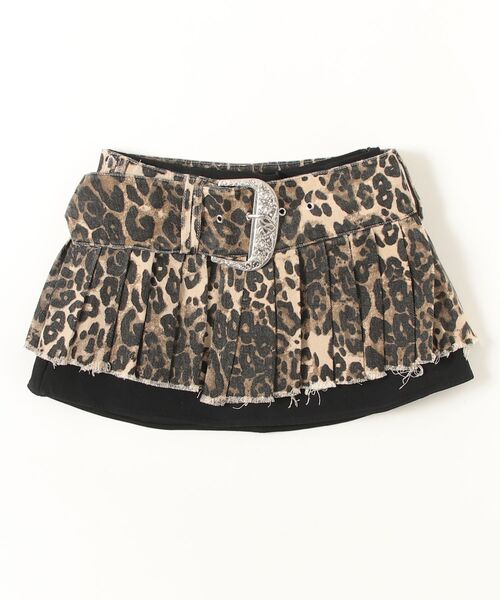 .KOM（ドットコム）の「『.KOM/ドットケーオーエム』豹ミニスカート【CN】（スカート・レディース・レオパード・M）」の8枚目の写真
