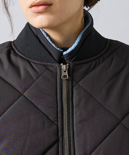 POLeR（ポーラー）の「【POLER/ポーラー】DIAMOND QUILTED VEST/キルティング/ワーク/ユニセックス【WEB限定】（ブルゾン・メンズ・カーキ/ブラック・L/M）」の13枚目の写真