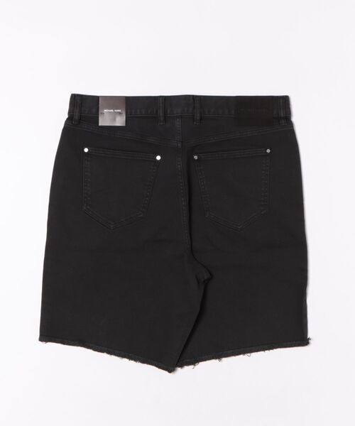 MICHAEL KORS（マイケルコース）の「FRAYED デニム ショート（デニムパンツ・メンズ・ブラック・34/32/28）」の2枚目の写真