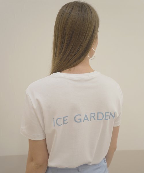 ICE GARDEN A.508(アイス ガーデン エイオーゴンパル)の「Monogram Print T-shirt (Air Blue)(Tシャツ/カットソー・レディース・その他・MEDIUM/SMALL)」の3枚目の写真