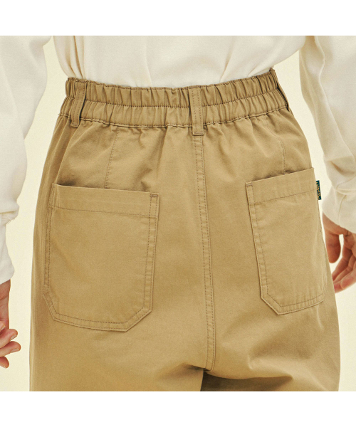CHIQUITA(チキータ)の「ワイドパンツ(コットンチノ)ベージュ243501SBE(その他パンツ・レディース・その他・SMALL/MEDIUM)」の5枚目の写真