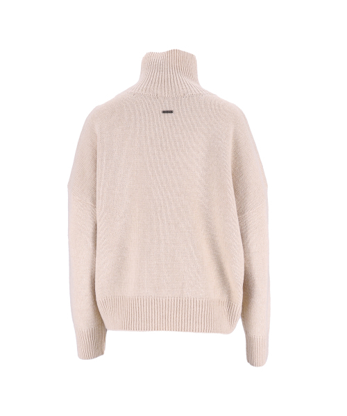 ACUD（アクド）の「Wool Turtle Neck Knit _Oatmeal（ニット/セーター・レディース・オートミール・FREE）」の2枚目の写真