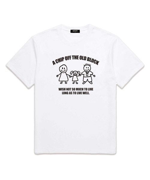 BARIGATE(バリゲート)の「ファミリーロゴ 半袖Tシャツ (BS016) ホワイト(Tシャツ/カットソー・レディース・その他・SMALL/MEDIUM/LARGE/X-LARGE/XX-LARGE)」の1枚目の写真