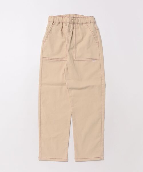 HAKKA KIDS(ハッカキッズ)の「ストレッチサテンストレートパンツ(その他パンツ・キッズ・サックスブルー/ベージュ・130cm/120cm/110cm/100cm)」の2枚目の写真