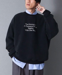 CRAFT STANDARD BOUTIQUE | スノーウォッシュボンディング裏毛ロゴスウェット(スウェット)