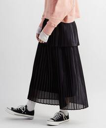 CONVERSE TOKYO（コンバーストウキョウ）の「LAYERED PLEATS SKIRT（スカート・レディース）」