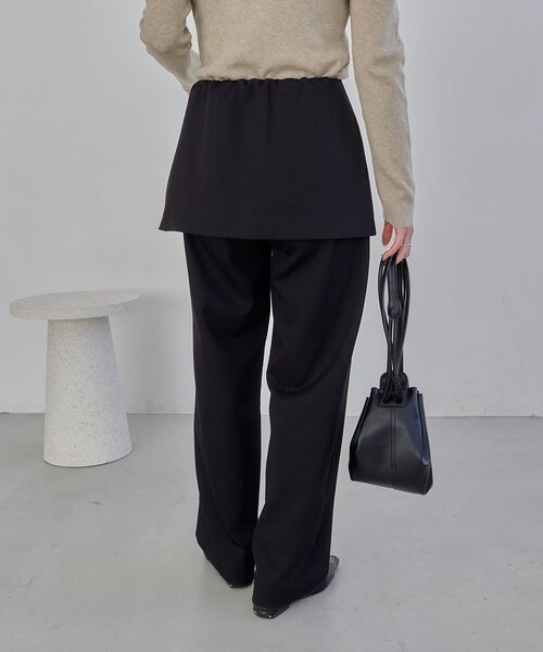 CAPRICIEUX LE'MAGE（カプリシューレマージュ）の「【低身長サイズあり】ミニレイヤードパンツ（その他パンツ・レディース・ベージュ/ブラウン/ブラック・PS/38/36）」の11枚目の写真