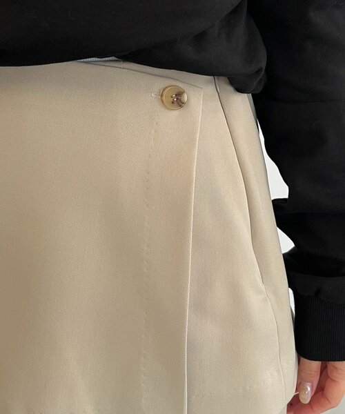 CAPRICIEUX LE'MAGE（カプリシューレマージュ）の「【低身長サイズあり】ミニレイヤードパンツ（その他パンツ・レディース・ベージュ/ブラウン/ブラック・PS/38/36）」の15枚目の写真