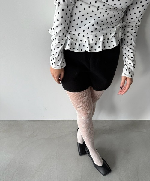 SANSeLF（サンセルフ）の「【SANSeLF】 ドットフリルトップス saw25a065（Tシャツ/カットソー・レディース・ホワイト・FREE）」の9枚目の写真