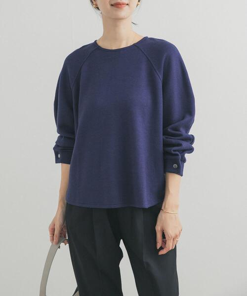 URBAN RESEARCH DOORS(アーバンリサーチドアーズ)の「カーブスリーブプルオーバー(Tシャツ/カットソー・レディース・ネイビー/イエロー/オフホワイト・FREE)」の3枚目の写真