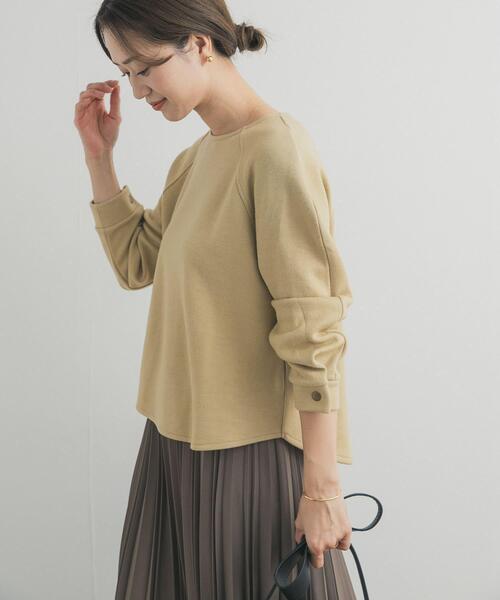 URBAN RESEARCH DOORS(アーバンリサーチドアーズ)の「カーブスリーブプルオーバー(Tシャツ/カットソー・レディース・ネイビー/イエロー/オフホワイト・FREE)」の14枚目の写真