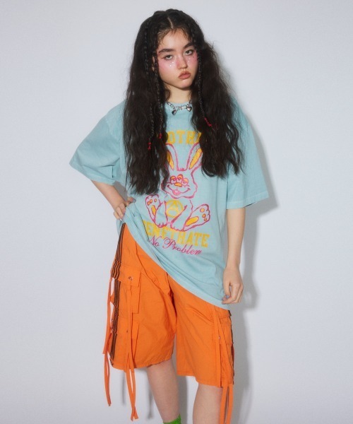 Candy Stripper（キャンディストリッパー）の「8 POCKETS NYLON HALF パンツ（その他パンツ・レディース・オレンジ/グレー/ブラック・FREE）」の4枚目の写真