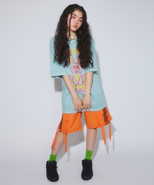 Candy Stripper（キャンディストリッパー）の「8 POCKETS NYLON HALF パンツ（その他パンツ・レディース・オレンジ/グレー/ブラック・FREE）」の7枚目の写真