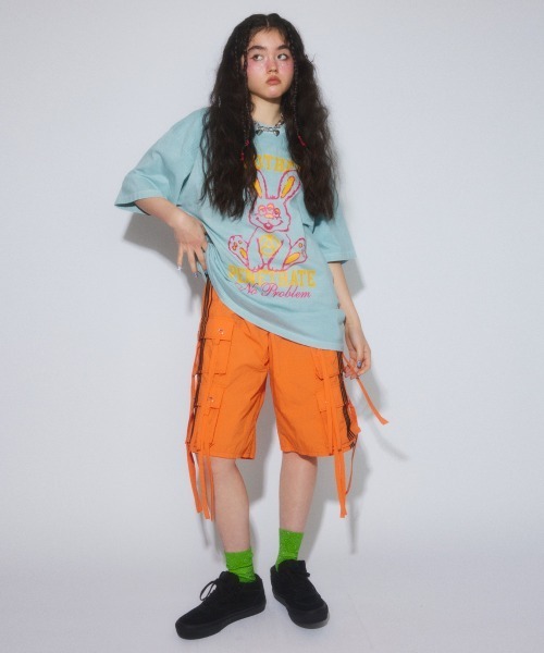 Candy Stripper（キャンディストリッパー）の「8 POCKETS NYLON HALF パンツ（その他パンツ・レディース・オレンジ/グレー/ブラック・FREE）」の8枚目の写真