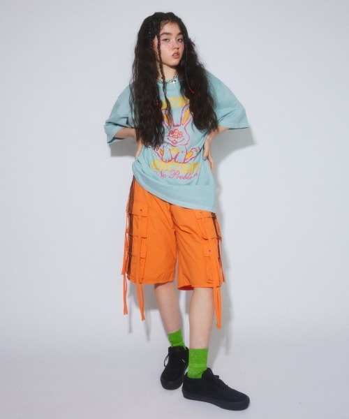 Candy Stripper（キャンディストリッパー）の「8 POCKETS NYLON HALF パンツ（その他パンツ・レディース・オレンジ/グレー/ブラック・FREE）」の10枚目の写真