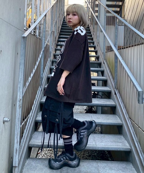 Candy Stripper（キャンディストリッパー）の「8 POCKETS NYLON HALF パンツ（その他パンツ・レディース・オレンジ/グレー/ブラック・FREE）」の17枚目の写真