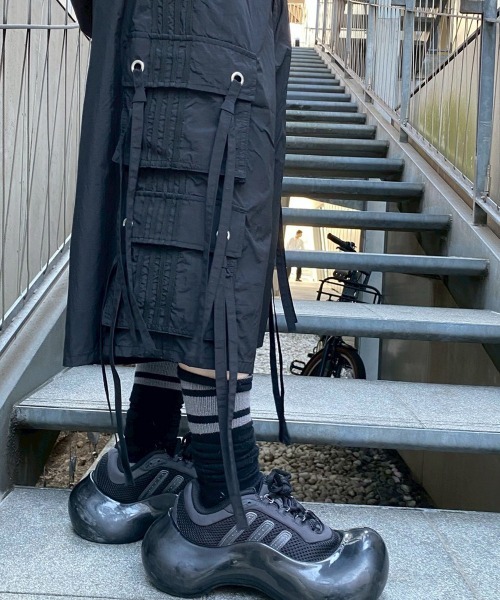 Candy Stripper（キャンディストリッパー）の「8 POCKETS NYLON HALF パンツ（その他パンツ・レディース・オレンジ/グレー/ブラック・FREE）」の19枚目の写真