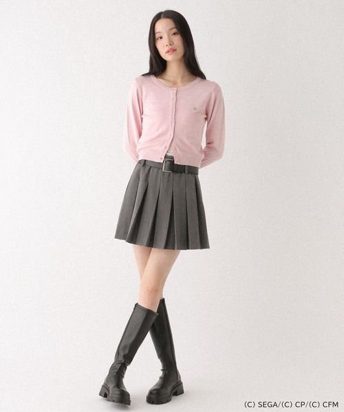Heather（ヘザー）の「【プロジェクトセカイ×ZOZOTOWN】MORE MORE JUMP！モチーフコンパクトカーディガン　659935（カーディガン/ボレロ・レディース・ブルー/エメラルド/グリーン/ピンク/レッド/オレンジ・FREE）」の10枚目の写真