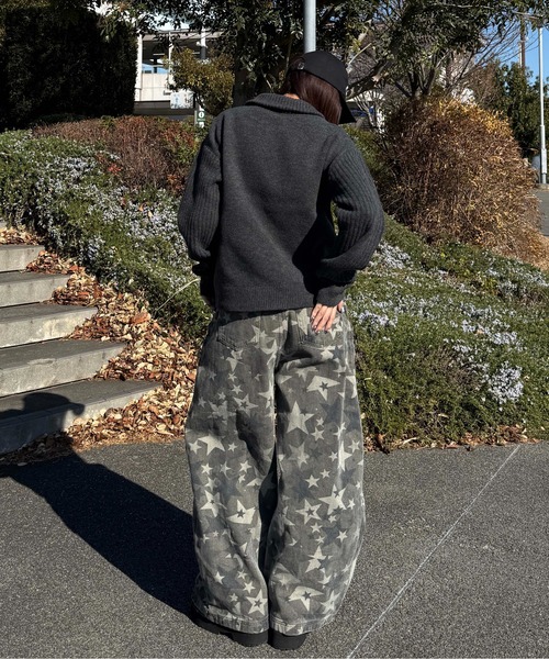 sedacle（セダクル）の「フロントポケット―ジップニット（ニット/セーター・メンズ・チャコールグレー/オートミール・SMALL/MEDIUM/LARGE）」の20枚目の写真