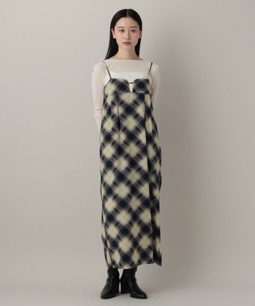 A part by（アパートバイ）の「コクーンキャミワンピース（ワンピース・レディース・ベージュ/キャメル/チャコールグレー・FREE）」の14枚目の写真