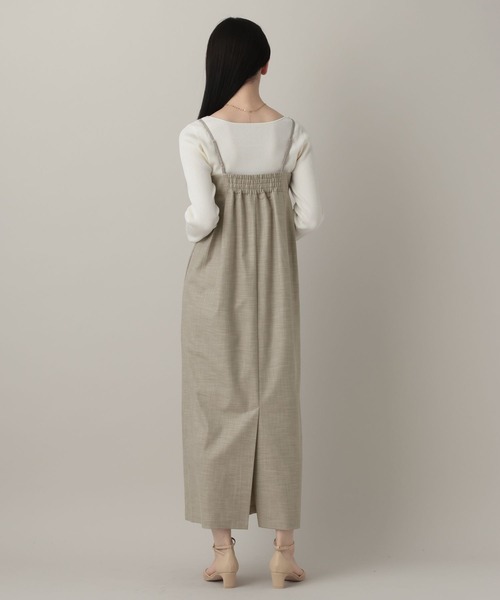 A part by（アパートバイ）の「コクーンキャミワンピース（ワンピース・レディース・ベージュ/キャメル/チャコールグレー・FREE）」の21枚目の写真