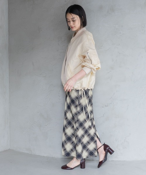 A part by（アパートバイ）の「コクーンキャミワンピース（ワンピース・レディース・ベージュ/キャメル/チャコールグレー・FREE）」の7枚目の写真