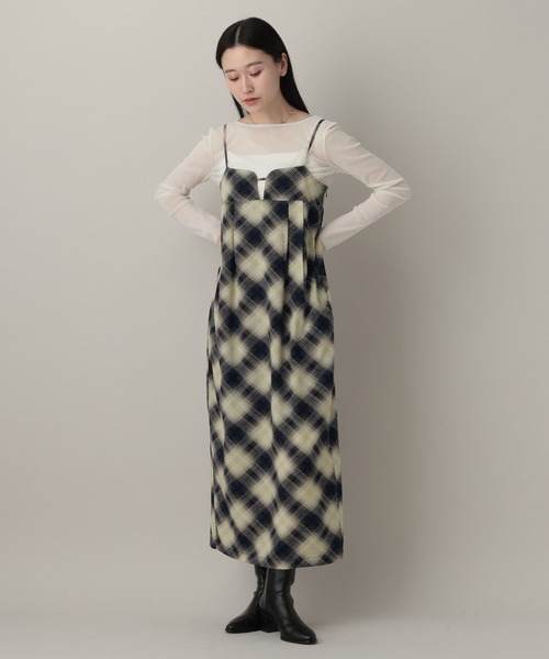 A part by（アパートバイ）の「コクーンキャミワンピース（ワンピース・レディース・ベージュ/キャメル/チャコールグレー・FREE）」の13枚目の写真