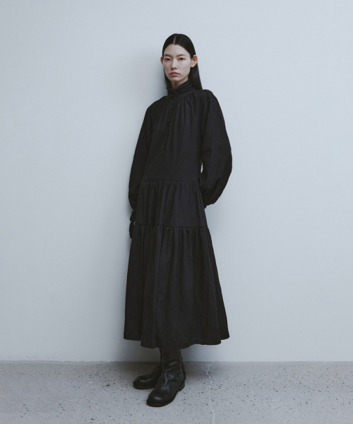 YOUTH(ユース)の「Shirring Pullover Dress - Black(ワンピース・レディース・その他・ONE SIZE)」の1枚目の写真