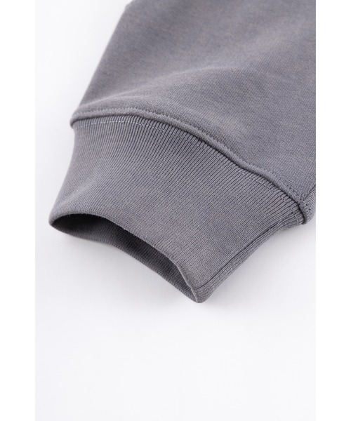 UNKNOWN LONDON(アンノウン・ロンドン)の「ジップフーディ|Dagger Cross Leather Patch Zip Hoodie|Unknown London(パーカー・メンズ・グレー/ブラック・MEDIUM/SMALL/X-LARGE/LARGE)」の8枚目の写真