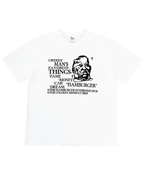 THECOLDESTMOMENT(ザコールデストモーメント)の「TCM hamburger T (white)(Tシャツ/カットソー・メンズ・その他・S/M/L/XL)」の1枚目の写真