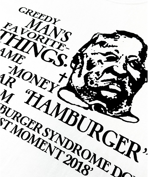 THECOLDESTMOMENT(ザコールデストモーメント)の「TCM hamburger T (white)(Tシャツ/カットソー・メンズ・その他・S/M/L/XL)」の5枚目の写真