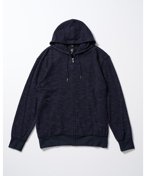 wjk（ダヴルジェイケイ）の「knit jacquard relax parker（パーカー・メンズ・ブラック/ネイビー・SMALL/MEDIUM/LARGE/X-LARGE）」の10枚目の写真