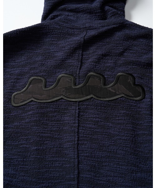 wjk（ダヴルジェイケイ）の「knit jacquard relax parker（パーカー・メンズ・ブラック/ネイビー・SMALL/MEDIUM/LARGE/X-LARGE）」の13枚目の写真