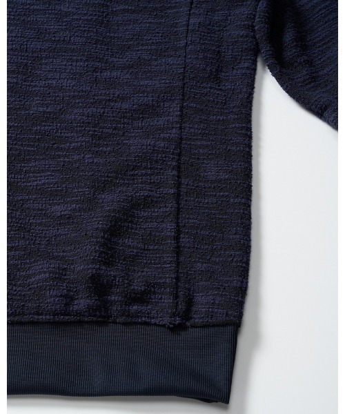 wjk（ダヴルジェイケイ）の「knit jacquard relax parker（パーカー・メンズ・ブラック/ネイビー・SMALL/MEDIUM/LARGE/X-LARGE）」の16枚目の写真