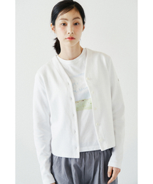 COTTON BELL（コットンベル）の「Vネックカーディガン - ホワイト（カーディガン/ボレロ）」