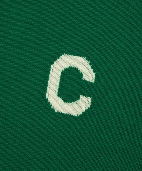 COVERNAT(カバーナット)の「ミドルCロゴクルーネックニットグリーン(ニット/セーター・レディース・その他・S/M/L/XS)」の4枚目の写真