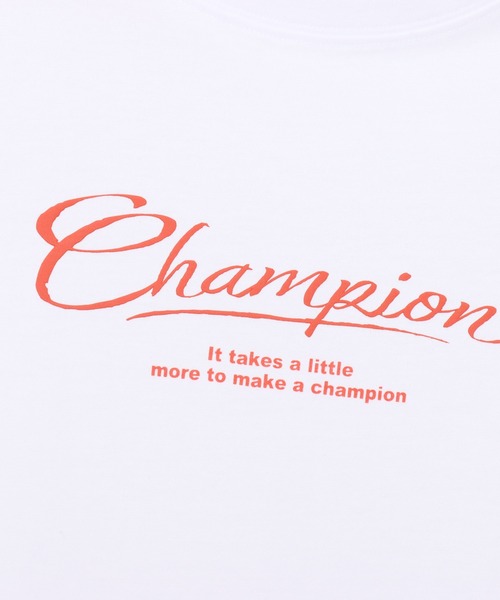 Champion(チャンピオン)の「【Champion/チャンピオン】レディース ショートスリーブTシャツ(Tシャツ/カットソー・レディース・ブルー系その他3/ライトピンク/ブラック/ホワイト・LARGE/MEDIUM)」の14枚目の写真