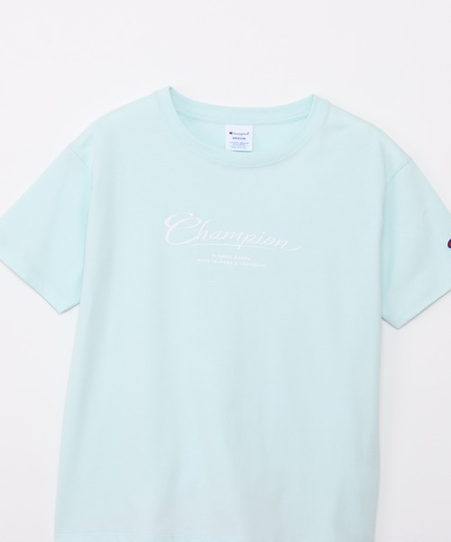 Champion(チャンピオン)の「【Champion/チャンピオン】レディース ショートスリーブTシャツ(Tシャツ/カットソー・レディース・ブルー系その他3/ライトピンク/ブラック/ホワイト・LARGE/MEDIUM)」の20枚目の写真