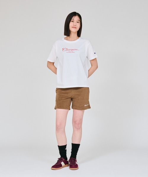 Champion(チャンピオン)の「【Champion/チャンピオン】レディース ショートスリーブTシャツ(Tシャツ/カットソー・レディース・ブルー系その他3/ライトピンク/ブラック/ホワイト・LARGE/MEDIUM)」の9枚目の写真
